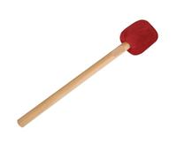 Bass Drum Mallet Beech Handle Fluffy Color | Bass drum mallet with sturdy beech handle, long fluffy head for rich, booming tones