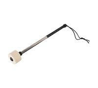 Bass Drum Mallet Set, Full Dynamic Sense, Rubber Handle, Exquisite Appearance, Convenient to Carry, Compact Design with Stainless Steel Stick for Performance