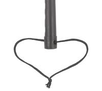 Bass Drum Mallet with Wool Felt Head Metal Stick Ergonomic Handle Durable Lanyard Percussion Marching Band Accessory