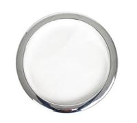 Bass Drum Muffle Device Silver Porthole Protector for Acoustic Foam Replacement and Sound Shaping