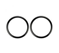 Bass Drum Os 2" Sound Hole Rings Black