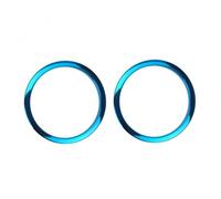 Bass Drum Os 2" Sound Hole Rings Blue