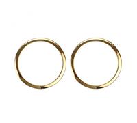 Bass Drum Os 2" Sound Hole Rings Brass