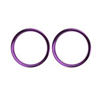 Bass Drum Os 2" Sound Hole Rings Purple