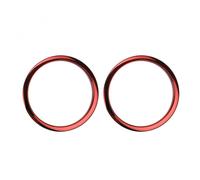 Bass Drum Os 2" Sound Hole Rings Red
