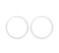 Bass Drum Os 2" Sound Hole Rings White