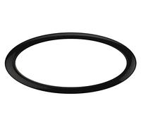 Bass Drum O's - 6" Black Oval