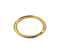 Bass Drum O's - 6" Brass Oval