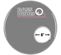 Bass Drum Os Sound Hole Ring Chrome 6
