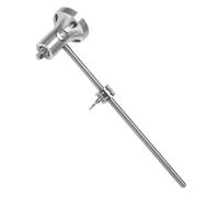 Bass Drum Pedal Hammer Beater - Aluminum Alloy for Percussion Instruments, Adjustable Strike Angle, Compatible with Cylinder Pedals, Silver (20.8 cm)