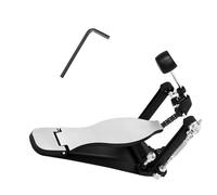 Bass Drum Pedal Metal Construction Nonslip Rubber Base Set Part Kick for Powerful Strokes Nonslip Foot