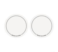 Bass Drum Pedal Patch for Single and Double Kick, Protective Drumhead Sticker Reinforces Attack Point, Reduces Wear on Drum Head, Accessory for(White Single pedal)