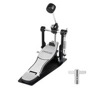 Bass Drum Pedal,Single Bass Drum Pedal Come with Classic Felt Beater Stick for Drum Set Instrument,Doulbe Chain Bass Drum Pedal for Beginner & Professional Drummers