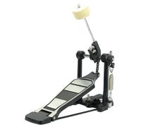 Bass Drum Pedal, Single-Chain Kick Drum Pedal, with Classic Felt Beater Stick, Drum Key, Heavy Duty Aluminum Alloy Drum Foot Pedal for Beginner Professional Drummers