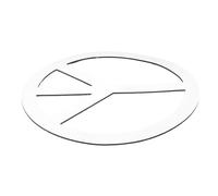 Bass Drum Vent Hole Ring Rachet Style Silver Replacement Port
