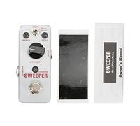 Bass Filter Pedal, Metal Dynamic Effect with Clean and Modes, Silver - Durable Metal Shell, Funky Envelope Filter, Ideal for Bass and Guitar Players