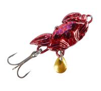 Bass Fishing Bait, Bass Fishing Bait - Metal Sequins Sinking Bait Jig, Crab Shape Swimbaits, Fishing Accessory Tools, Spinner Bait for Freshwater Saltwater