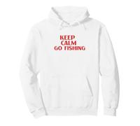 Bass Fishing Fisherman Angler Dad Pro Keep Calm Go Fishing Pullover Hoodie