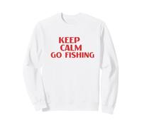 Bass Fishing Fisherman Angler Dad Pro Keep Calm Go Fishing Sweatshirt