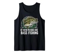 Bass Fishing Funny Fisherman Tank Top