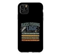 Bass Fishing Logic Angler Humor Case for iPhone 11 Pro Max