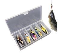 Bass Fishing Lure | Freshwater Fishing Lures 5pcs | Easy Catch Lilies For Family Fishing, Great Action Swimbait, Fishing Series Have Been Fishing Conditions Conditions