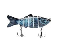 Bass Fishing Lures - 6 Part Segmented Body | Hard Slide Lure | Ideal for Beginner, Trout Lover, Catfish, Fishing Boat, River