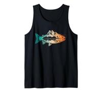 Bass - Fishing - Mountain - Nature - Outdoor Tank Top