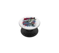 Bass Fishing Red White and Bruh PopSockets Adhesive PopGrip