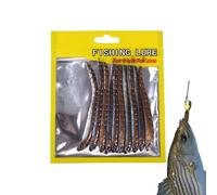 Bass Fishing Worm - Mad Worm Fishing Lure, Soft Bait Fishing Worm | Fake Worm Simulation Bait, Soft Artificial Baits for Earthworm Fishing for Water