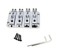 Bass Fixed Bridge Replkacement Separated Saddle 4 String Bass Bridge for Enhanced Tuning Stability and Durability