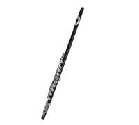 Bass Flute Beginner Flute Instrument C Black 16 Holes Closed Hole Exam