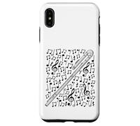 Bass Flute Musical Notes Flutist Woodwind Musician Case for iPhone XS Max