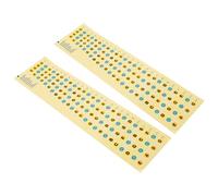 Bass Fretboard Decals 2pcs Scale Stickers for Beginners