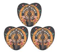 Bass Guitar Car Air Freshener, 3 Pcs Love form Hanging Air Freshener Cards, Long Lasting Fragrance Scented Cards for Car, Home, Office Gray-style