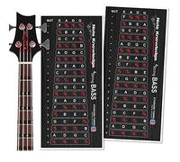 Bass Guitar Fretboard Note Map Decals/Stickers