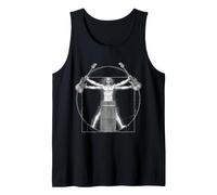 Bass Guitar Marching Band DA Vinci Bassist Vintage Tank Top