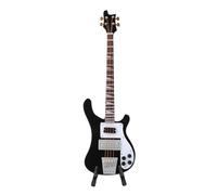 Bass Guitar, Mini Guitar with Stand Basswood Fender Bass for Room Decoration