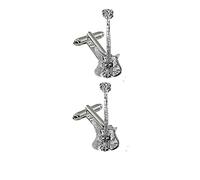 Bass Guitar PP-M05 English Pewter Cufflinks