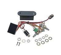 Bass Guitar Preamp System Control Plate Wiring Kit - Enhanced Sound Quality, Quick-Install Design for Live Performance, Studio Recording by Musicians & Bass
