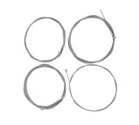 Bass Guitar Strings 4Pcs Clear Bright Sound Ni Wound Electric Bass Strings Replacement Set Premium Hex High Carbon Alloy Ni Steel Winding for 4 String Bass Guitar Players