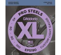 Bass Guitar Strings D'Addario EPS190 XL ProSteels Custom Light 40-100