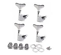 Bass Guitar Tuning Pegs High Durability Machine Heads for Electric Acoustic Guitars Complete with Ferrules and Screws for Easy Installation
