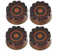 Bass Guitar Volume Knobs,Guitar Knobs,4pcs Guitar Knob Bass Guitar Musical Instruments Guitars Volume Tone Control Knobs Volume Knobs Guitar Knobs(Coffee)