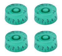 Bass Guitar Volume Knobs,Guitar Knobs,Electric Guitar Knobs Green Speed Volume Tone Control Knob for LP Style Electric Guitar Parts Replacement of 4Pcs