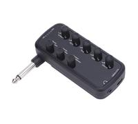 Bass Headphone Amplifier Mini Turbos with Versatile Sound Options, Guitar Headphone Amp, Multi Effects Clean Overdrive Distortion Echo Reverb Chorus Tremolo Deep Bass Headphone Amp