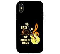 Bass Is The Bacon Of Music Bass Players Musical Instrument Case for iPhone X/XS