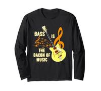 Bass Is The Bacon Of Music Bass Players Musical Instrument Long Sleeve T-Shirt