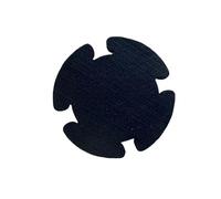 Bass Kick Drum Mute Pads Reinforcement Sticker Felt Silencers Pad Dampeners Quiet Practice Accessory for Bass Sound Dampening