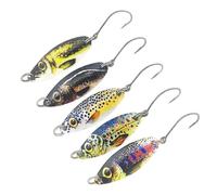 Bass Lures - Freshwater Fishing Lures 5pcs | Easy Catch Lilies For Family Fishing, Great Action Swimbait, Fishing Series Have Been Amelied Fishing Conditions